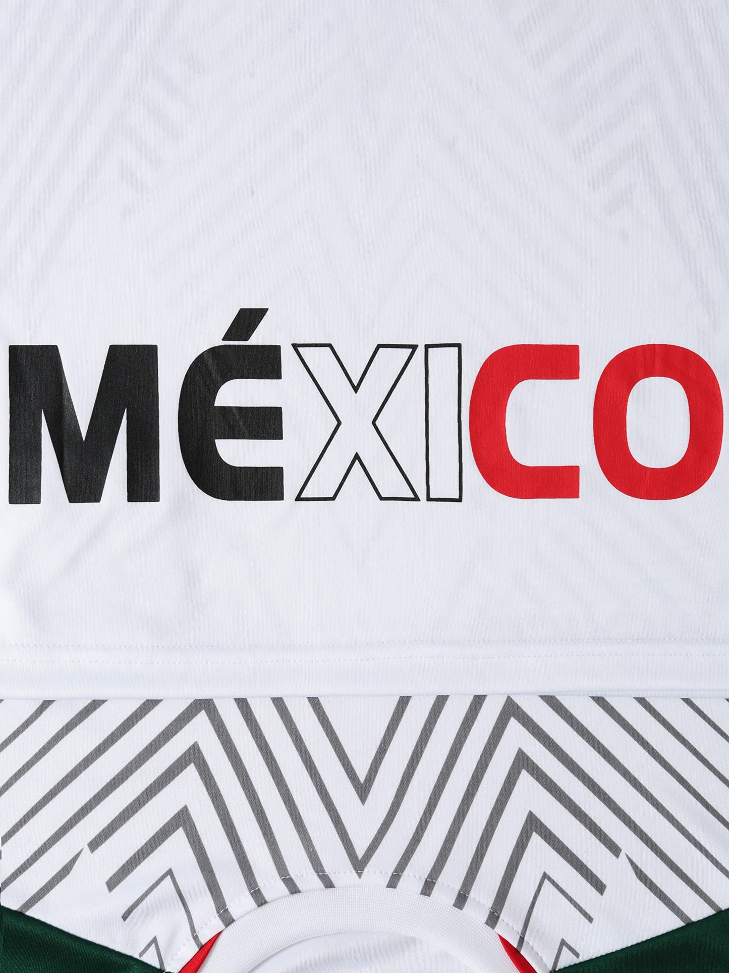 National Mexico Soccer Jersey World Futbol Cup Team Uniform Futsal Athletic Top Shirt (X-Small, White)