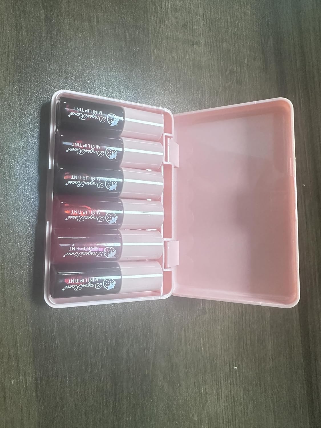 6 Colors Lip Tint Stain Set, Korean Velvet Watery Lip Stain Moisturizing Mini Liquid Lipstick, Multi-use Lip and Cheek Tint, Long lasting Non-Stick Cup Waterproof, Lip Color Makeup