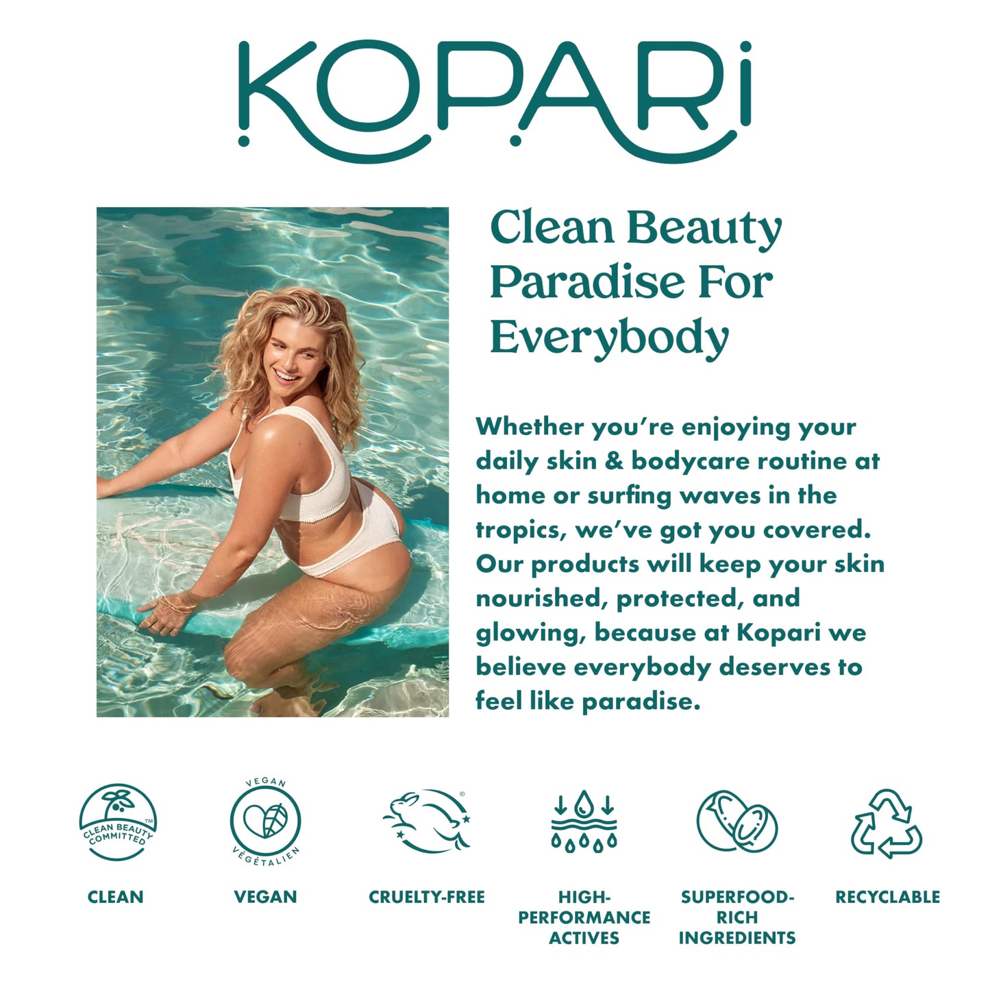 Kopari Bright as Day Sheer Mineral Sunscreen SPF 50, 100% Mineral Facial Sunscreen with Vitamin C & Niacinamide, Sheer Finish, All Skin Tones, 1.7 oz