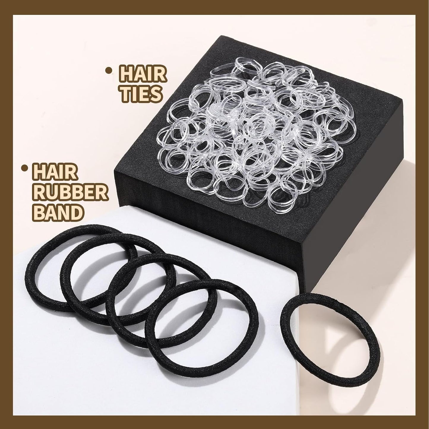 YGDZ Dance Hair Accessories Kit - Invisible Hair Net & Pins for Ballet Buns, Brown
