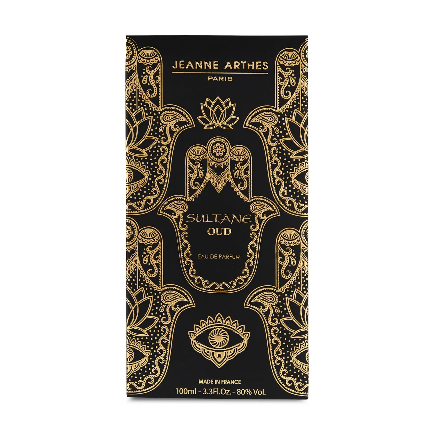 Jeanne Arthes - SULTANE OUD Eau de Parfum - Spray perfume for women - Oriental Scent - Notes of Rose, Saffron, Geranium - Made in France - 3.38 Fl.oz