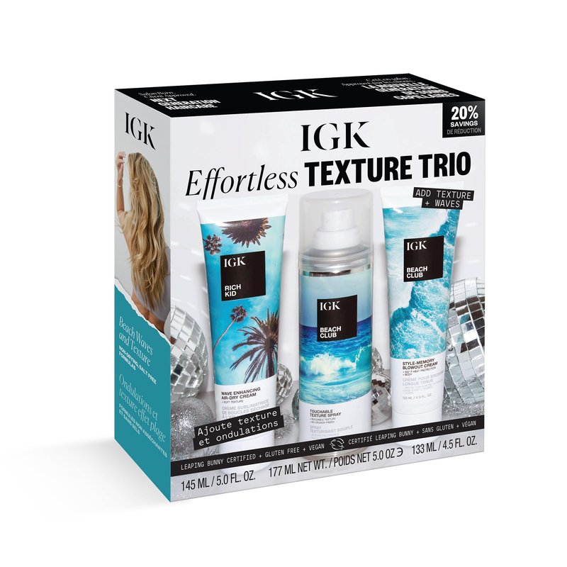 IGK Effortless Texture Trio Kit