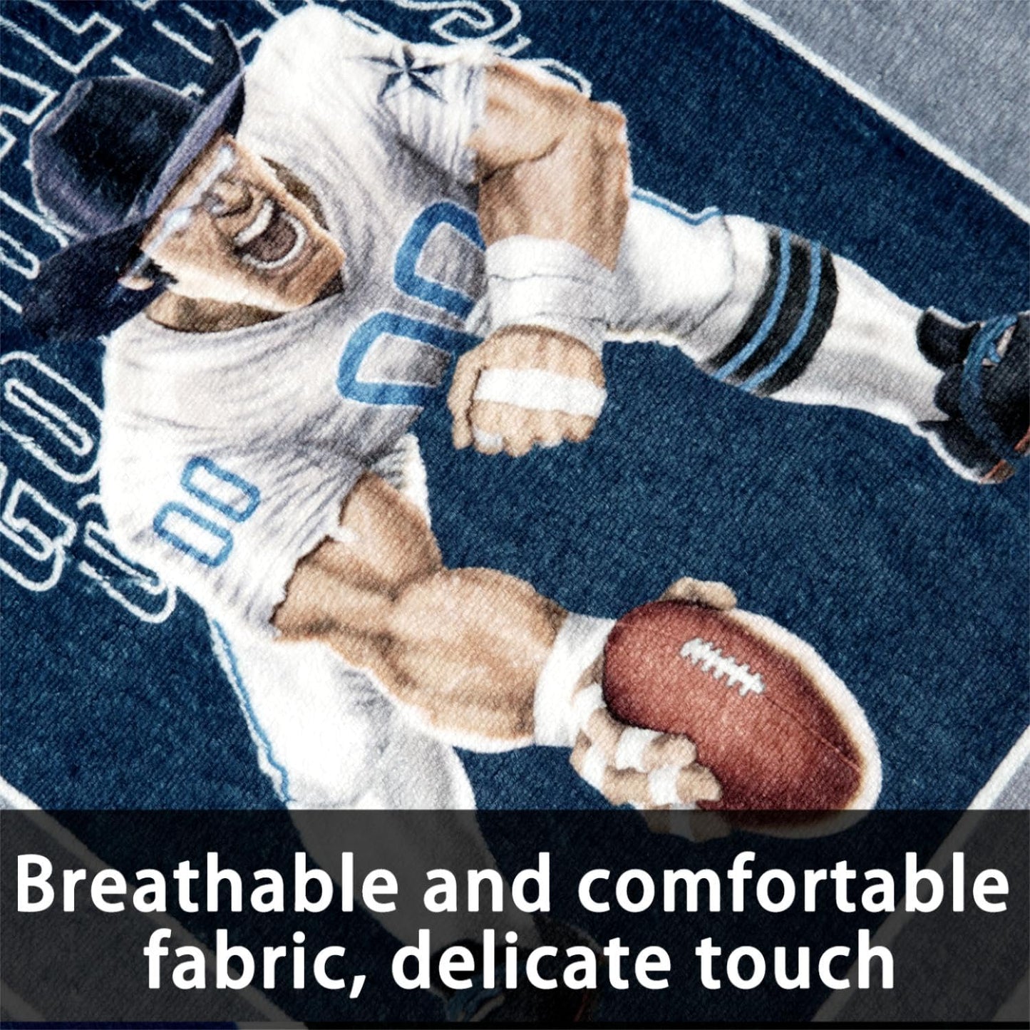Znutrce Football Blanket Super Soft Flannel Throw Blanket Football Style Travel Blanket for Men Women Boys Kids Gifts Sofa Bed, Football Style Decor Gift 50" X 60"inch.