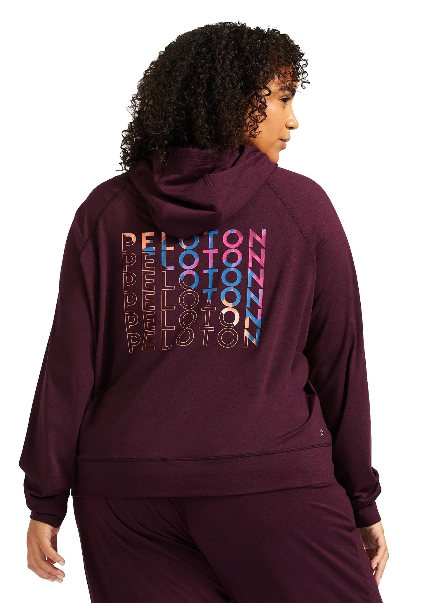 Peloton Women's Standard Dreamblend Relaxed Hoodie, Purple, X-Small