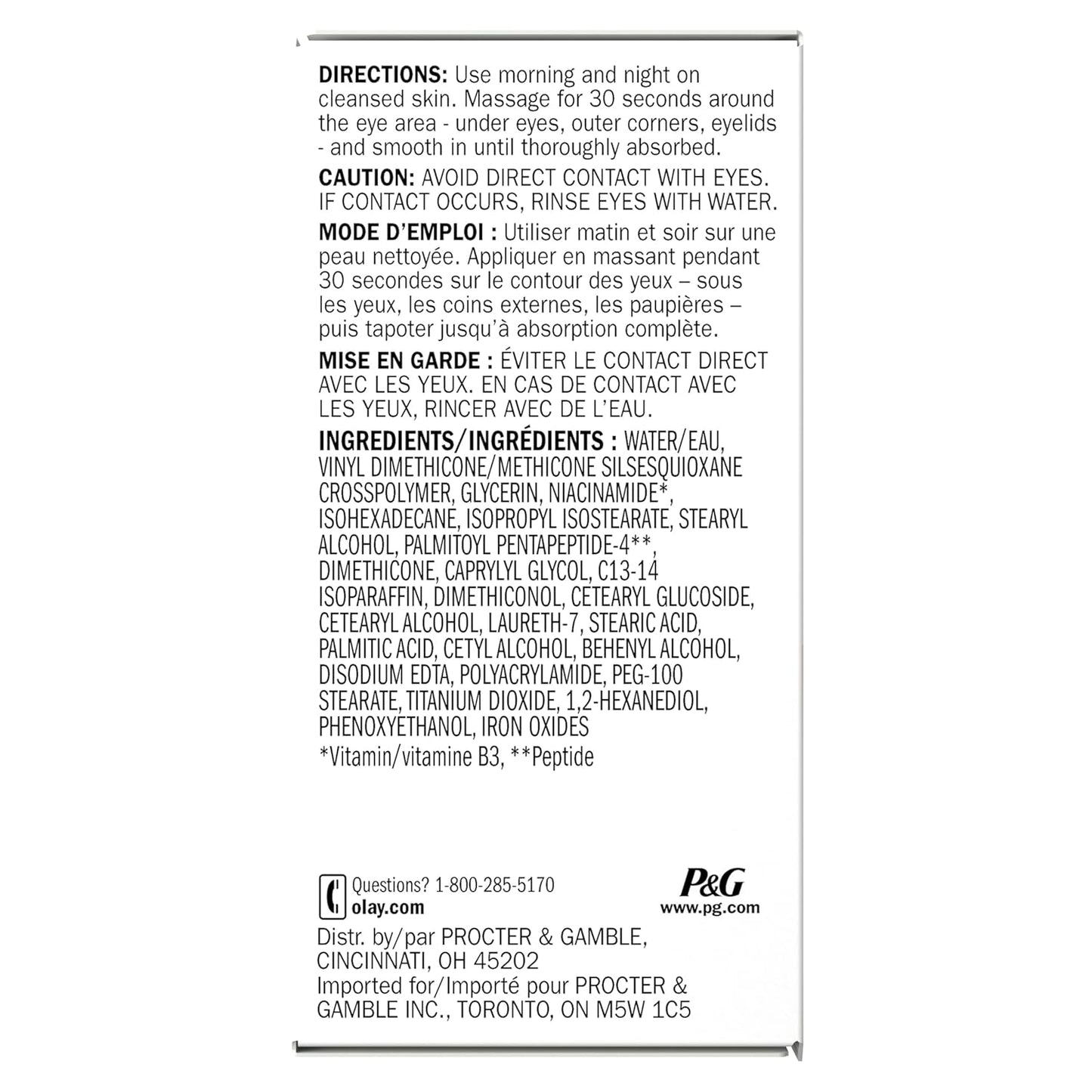 Olay Eyes Ultimate Eye Cream - Reduce Dark Circles & Puffiness | 13 ml (0.4 fl. oz.)