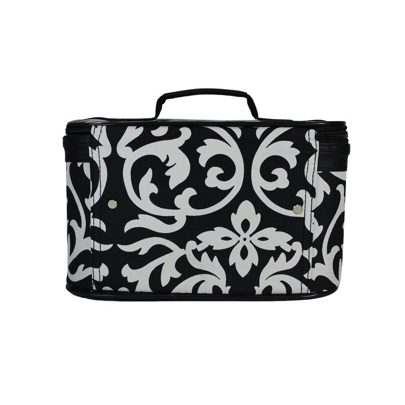 World Traveler Women's 2-Piece Cosmetic Case Set, Owl Black