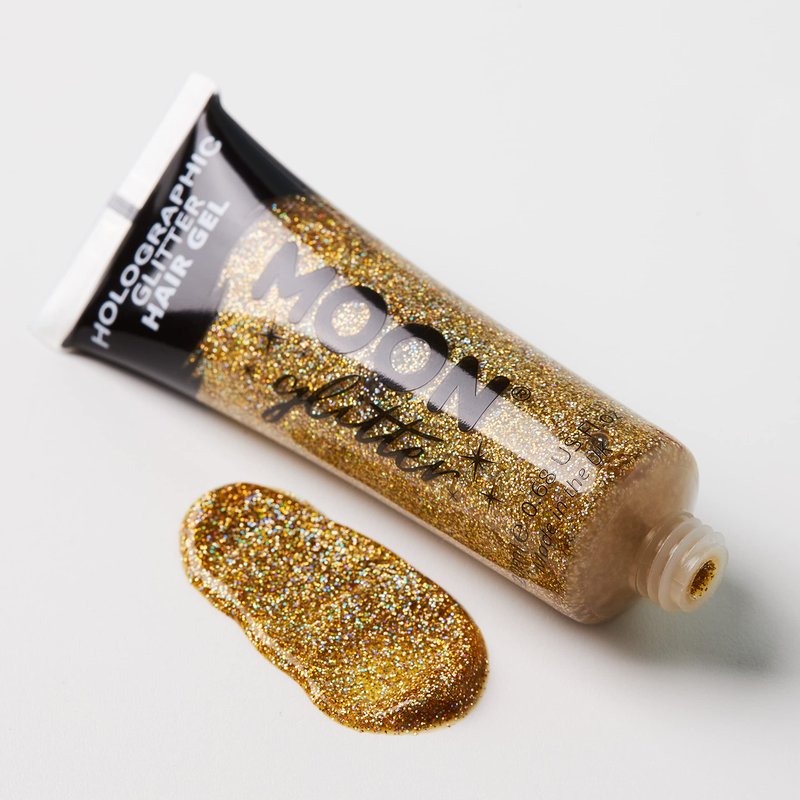 Moon Glitter Holographic Glitter Hair Gel 0.67fl oz - Set of 8
