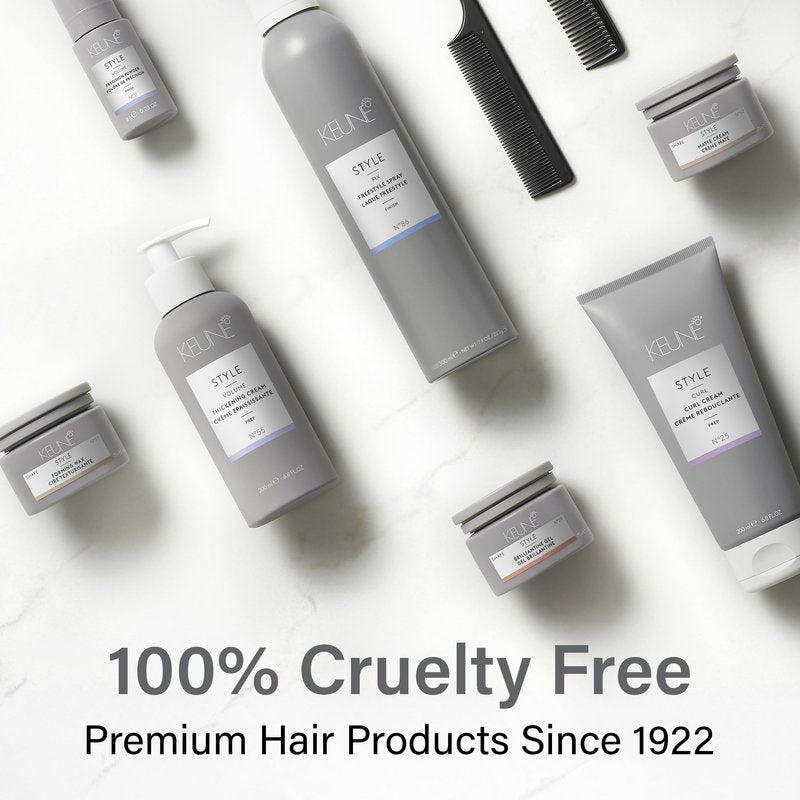 KEUNE Style High Impact Spray Fixer, Strong Hold Hairspray with Humidity Protection, Natural Shine Finishing Spray for All Hair Types, 9.2 Fl Oz