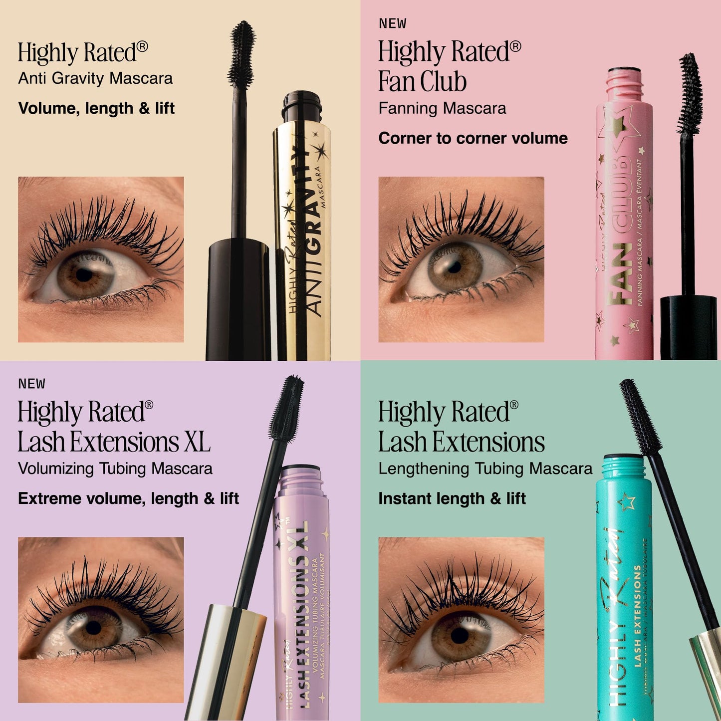 Milani Highly Rated Fan Club Fanning Mascara - Volumizing & Lengthening Lash Makeup for Lifted, Curled Lashes - 24-Hour Smudge-Proof Formula - Vegan & Cruelty-Free, Made in Italy, Black