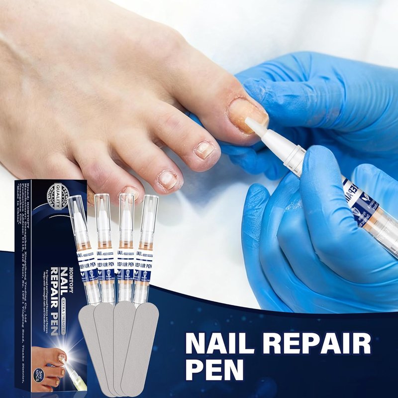 Toenail Repair Pen - Extra Strength Formula for Athlete’s Foot & Jock Itch | 4-Pack