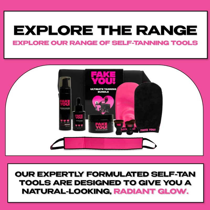FAKE YOU! Back Tanning Applicator – Dual-Sided Back Tanner for Seamless Application – Reusable Back Applicator for Tanning Mousse - Perfect fot Fake Tan