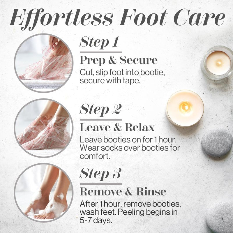 Baby Foot Original Exfoliation Foot Peel - For Rough Cracked, Dry Feet, Dead Skin Removal - Foot Peeling Mask for Baby Soft Feet - Spa Experience at Home & Gift Ideas - Lavender Scented