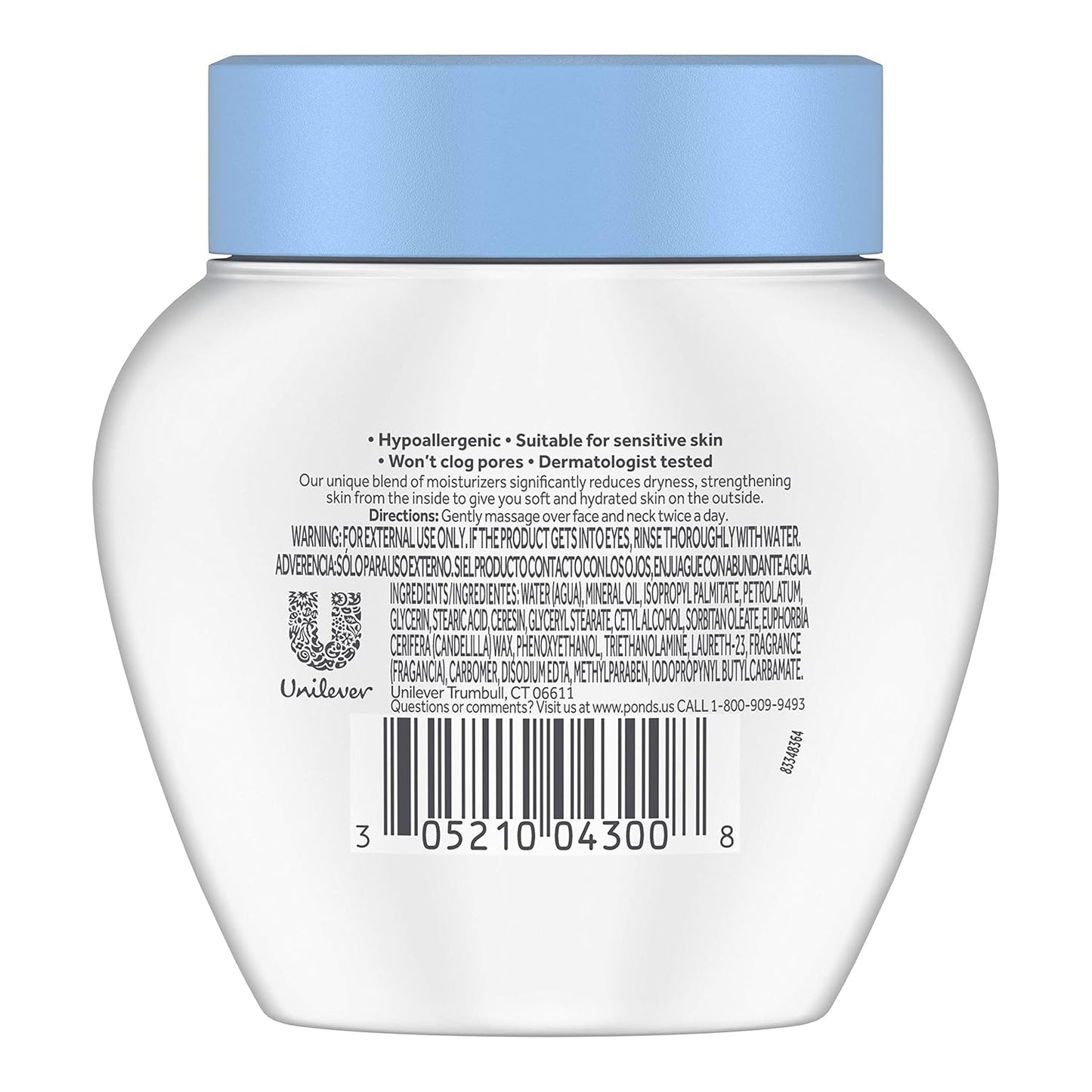 Pond's Face Cream, Dry Skin, 3.9 oz