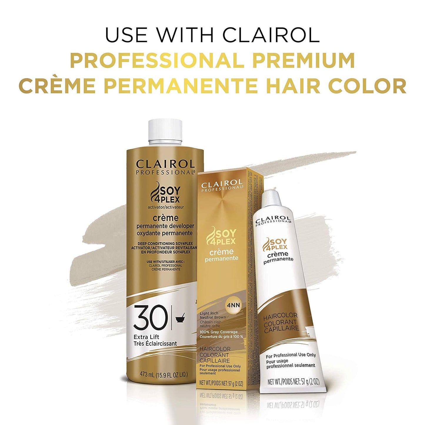Clairol Professional Crème Permanente 20 Volume Hair Developers | For Coloring, Lightening & Lifting with Deep Conditioning Formula | Packaging May Vary