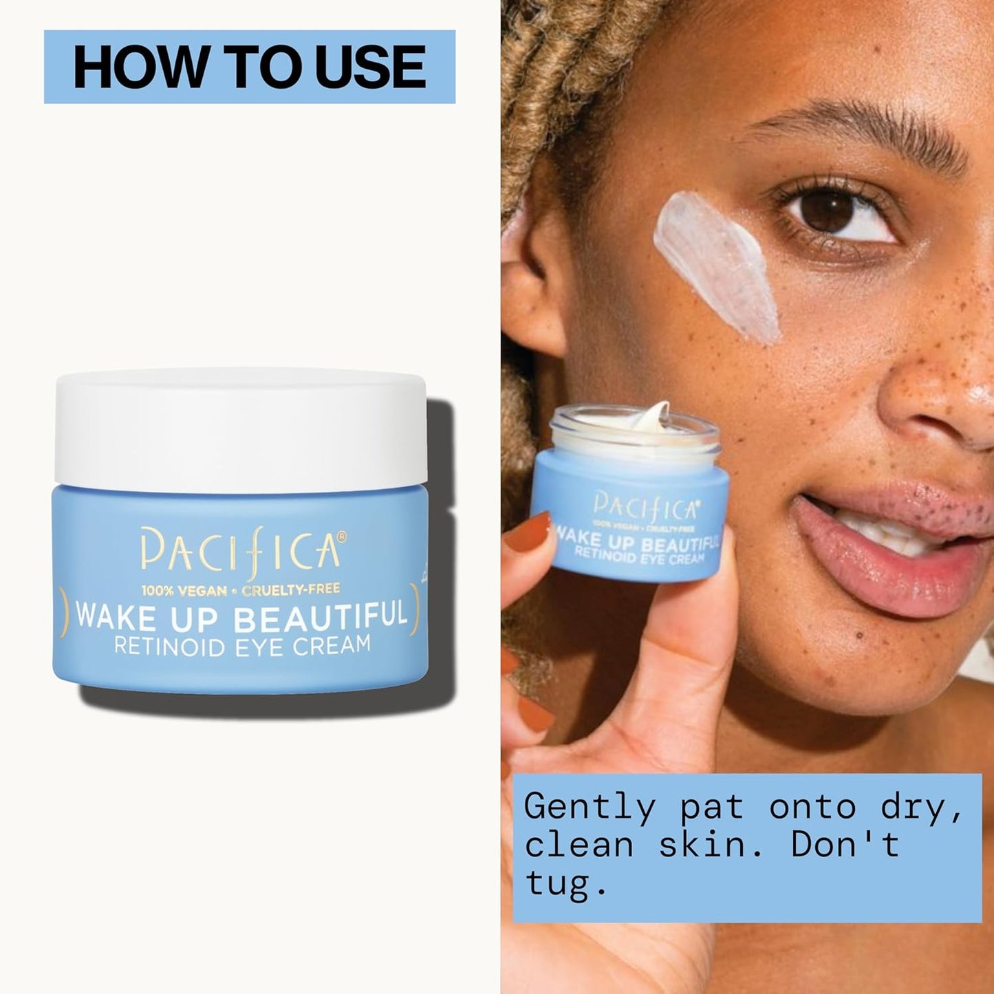 Pacifica Glow Baby Brightening Eye Cream – Vitamin C Under Eye Cream for Dark Circles & Puffiness, Caffeine-Infused Eye Brightener for Tired Eyes Fragrance-Free 0.5 oz Clean Vegan Dermatologist Tested