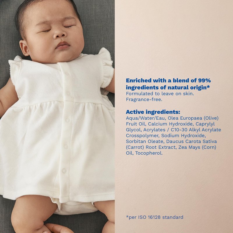 Mustela Liniment - No-Rinse Baby Cleanser for Diaper Change - with Extra Virgin Olive Oil - Fragrance-Free - 13.52 fl. Oz