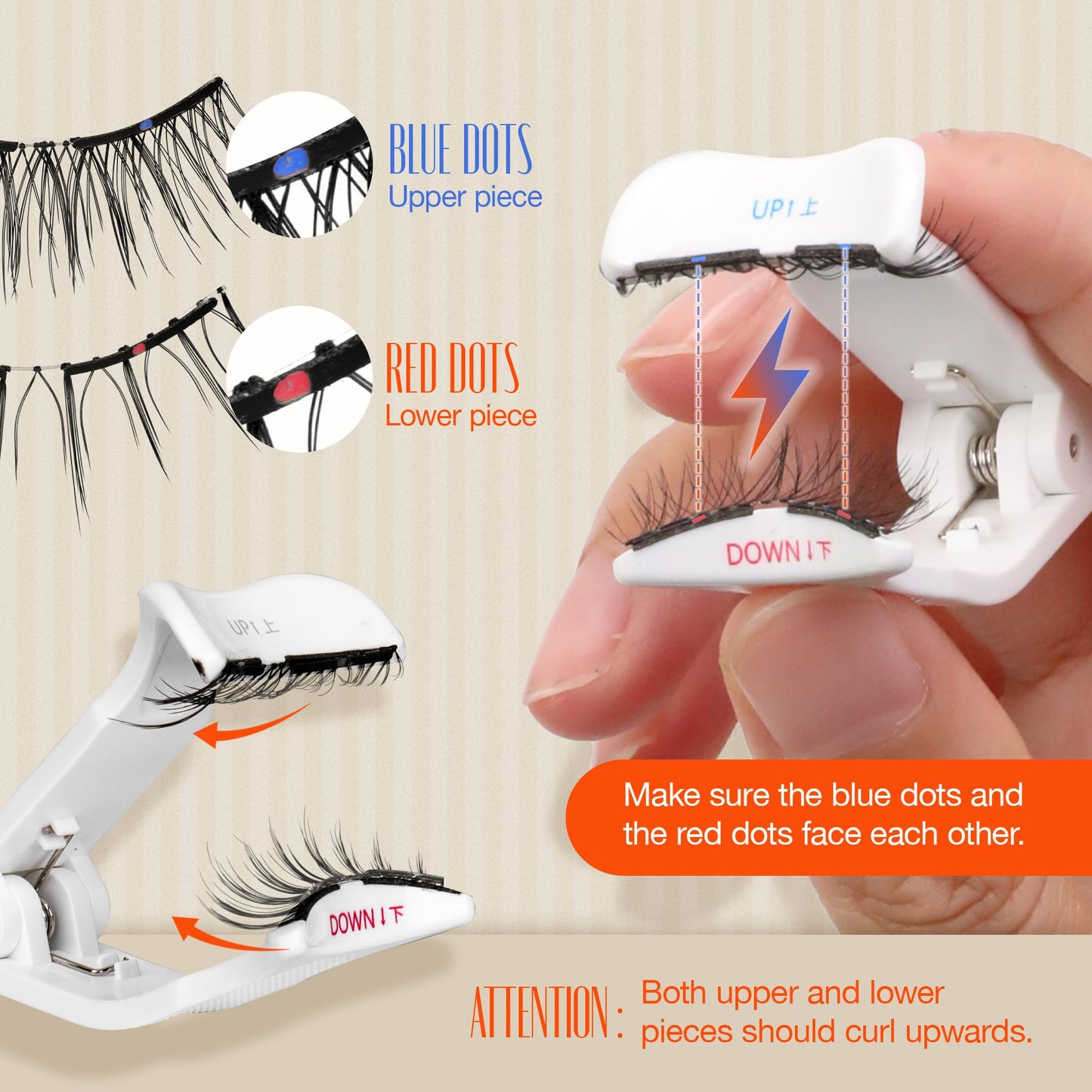 LASHVIEW Upgrade Magnetic Eyelashes with Applicator Soft Magnetic Eyelashes Natural Look Reusable No Glue Needed Easy to Wear and Remove (YT24)
