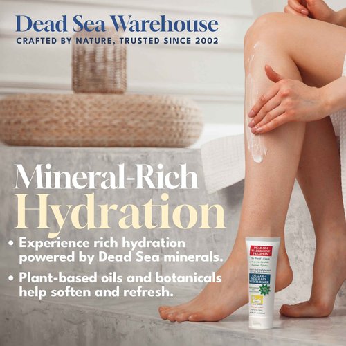 Dead Sea Warehouse - Amazing Minerals Moisturizer - Body Lotion for extremely dry skin - Great for Face, Body & Hands - For Women, Men, & Children- Fragrance Free