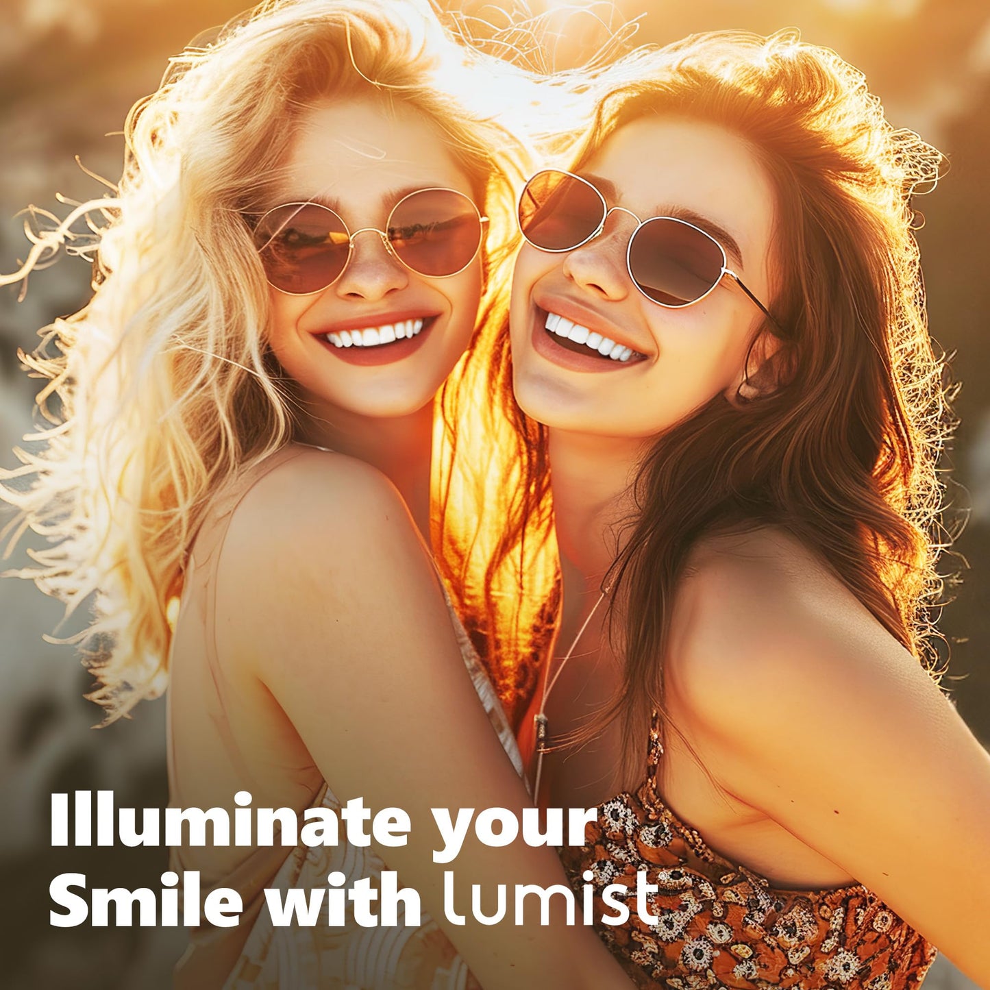 Lumist Advanced Teeth Whitening Strips – Pack of 20 (10 Treatments) - 5 Shades Brighter in 5 Days - Mint Flavored with Enamel Safe Comfort Fit Technology - Teeth Whitening Kit for Sensitive Teeth