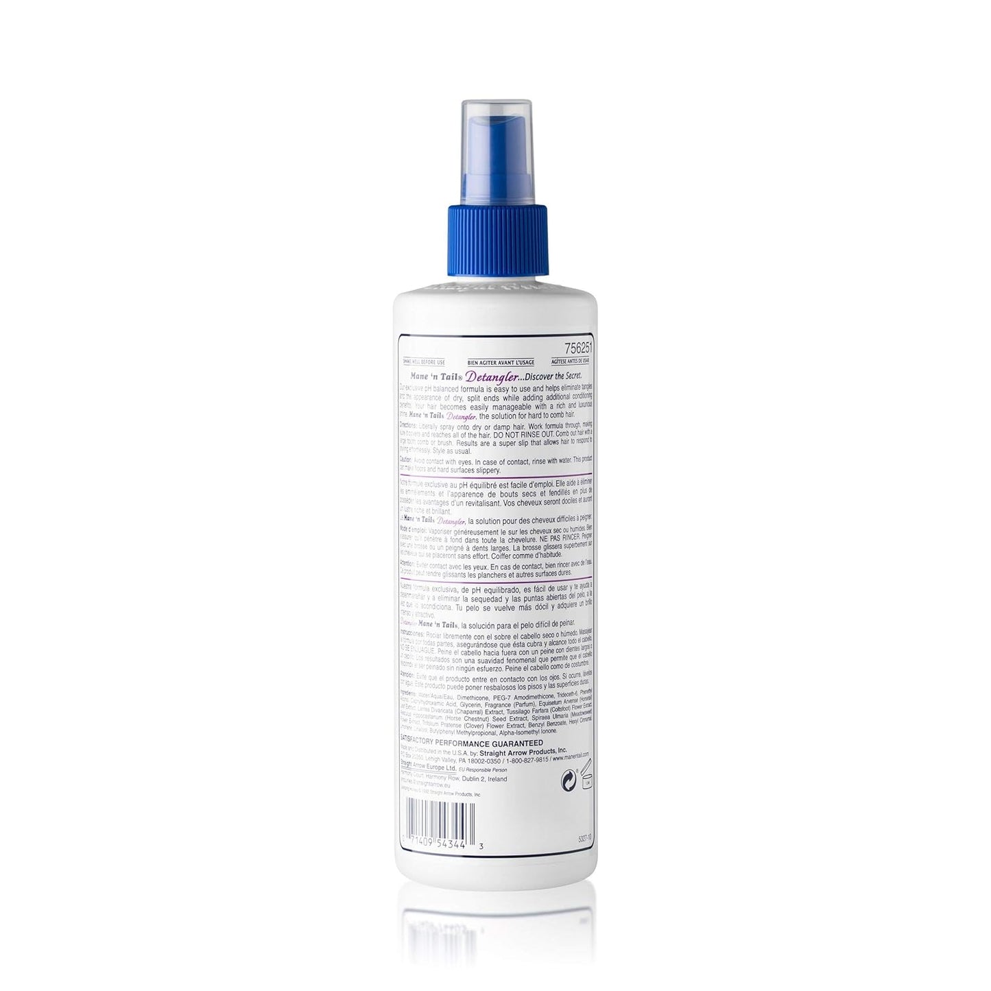 Mane 'n Tail Detangler 12 oz – pH Balanced Formula to Eliminate Tangles, Knots & Split Ends, Adds Shine and Improves Manageability