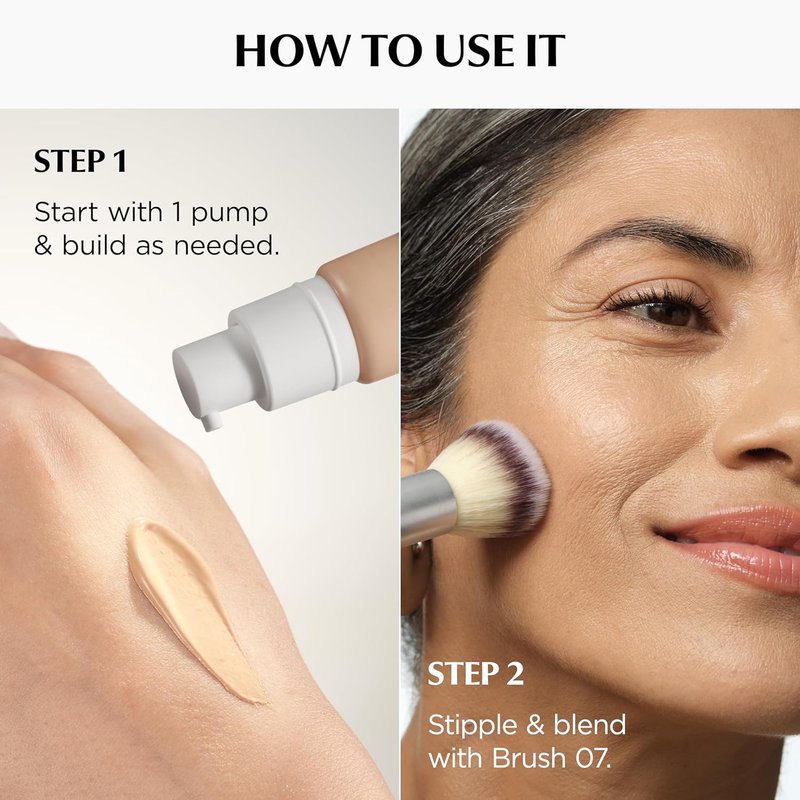 IT Cosmetics CC+ Cream Illumination - Radiant Full Coverage Foundation With SPF 50+ | Medium Tan, Anti-Aging Serum, 1.08 fl oz