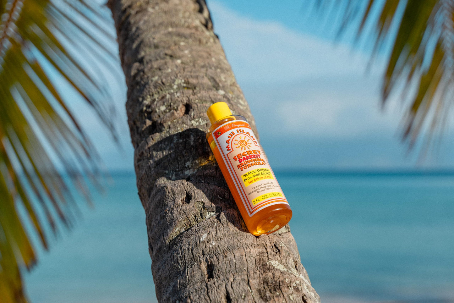 Maui Island Secret Darkest Browning Formula, Dark Tanning Oil, Deepest Darkest Tan 8oz
