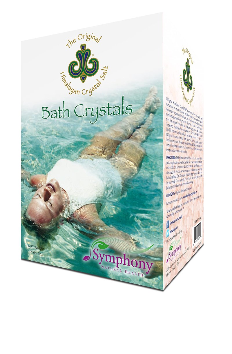 Original Himalayan Crystal Salt - Bath Salts for Hydration, Detox and Relaxation Bathing (35.27 Ounce (Pack of 1))