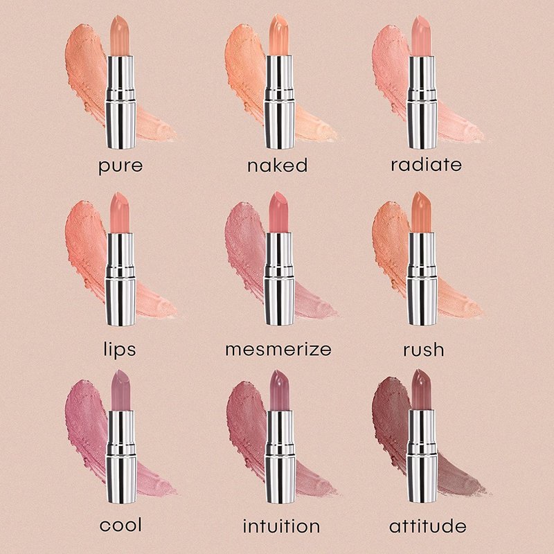 nude envie Mocha Lipstick - Certified Vegan Lipstick Paraben Cruelty, Paraben Free - Enriched with Vitamin E and Jojoba Oil (Attitude)