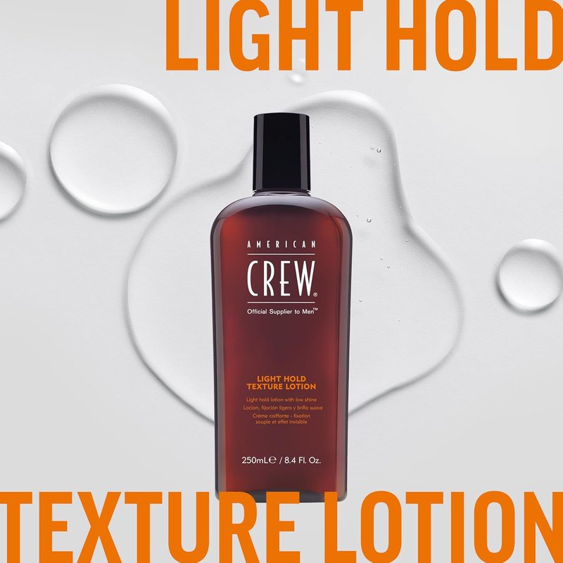 American Crew Hair Texture Lotion - Lightweight Hold for Fine Hair | 8.4 fl oz