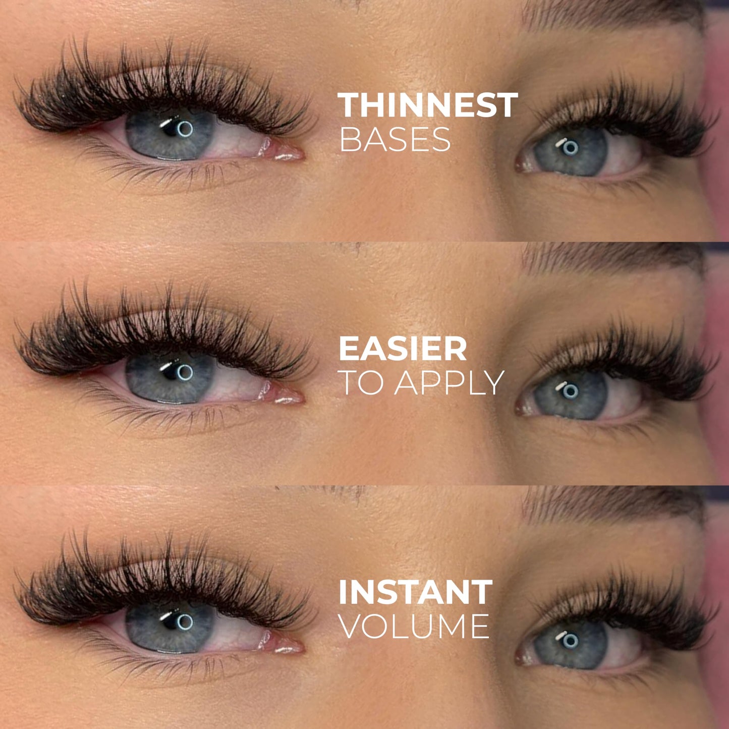 One V Salon Pro 14D Promade Loose Fans, 1000 Premade Extreme Mega Volume Lash Fans | D Curl | 0.05 mm | 8–15 mm Mixed Lengths | Thin Base, Hand-Crafted Eyelash Extensions(14D-0.05-D-Curl)