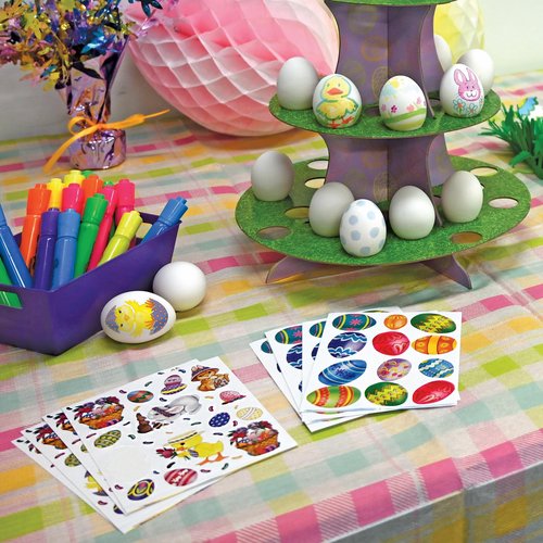 Bunny, Basket & Egg Stickers
