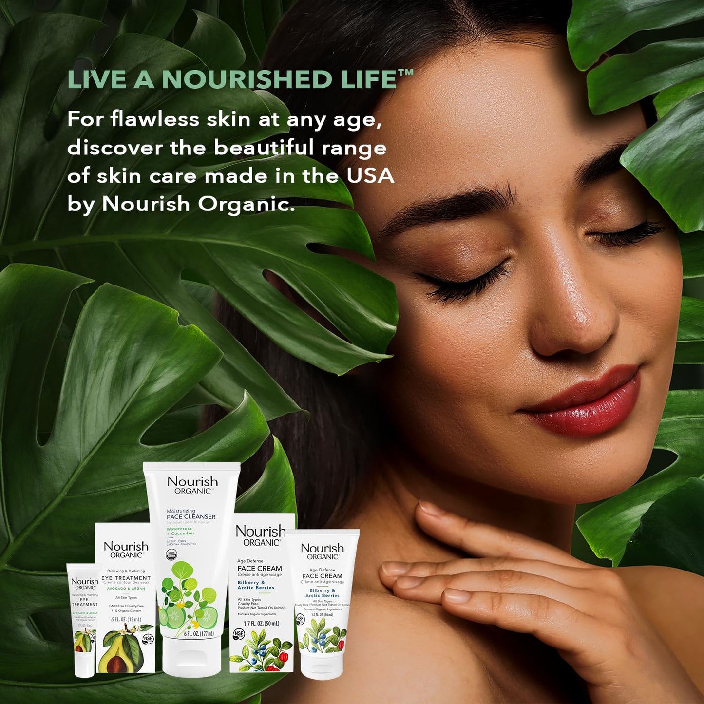 Nourish Organic Age Defence Face Serum, 0.7 Ounce (SOFNRFC90205)