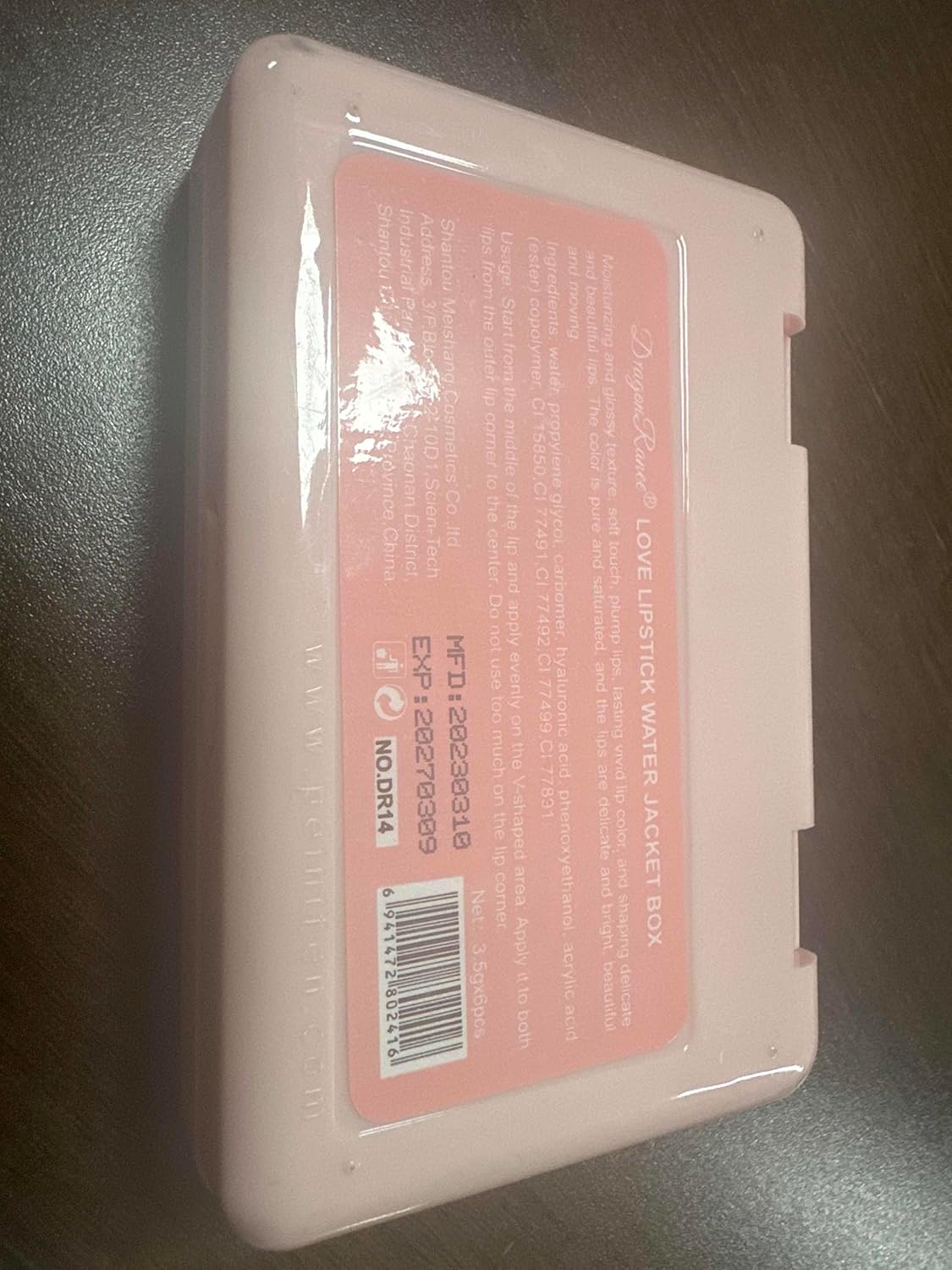 6 Colors Lip Tint Stain Set, Korean Velvet Watery Lip Stain Moisturizing Mini Liquid Lipstick, Multi-use Lip and Cheek Tint, Long lasting Non-Stick Cup Waterproof, Lip Color Makeup