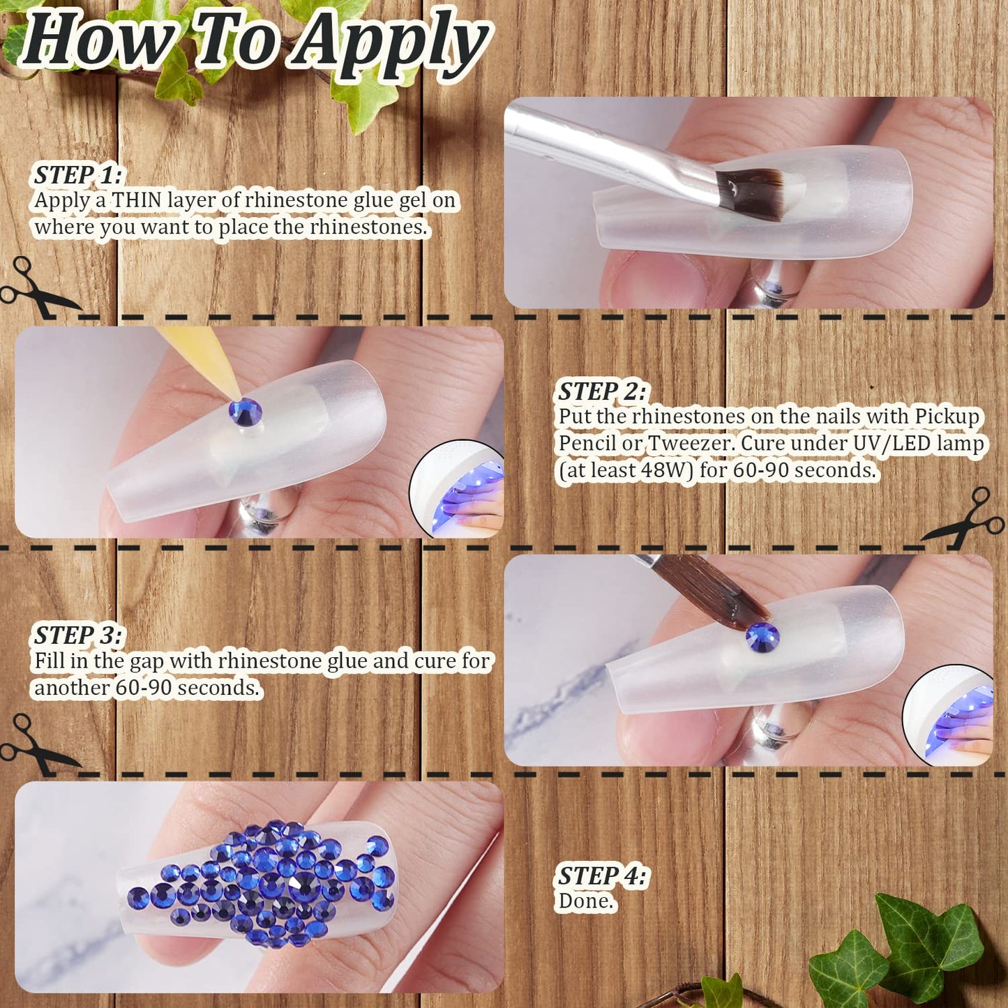 3220Pcs Champagne Gold Nail Rhinestones 120Pcs Multi Shapes Flatback Gems Charms Crystal+3100Pcs 1.5-4mm Round Beads, Glass Diamond Gemstones for Bedazzling Acrylic Nails Decoration