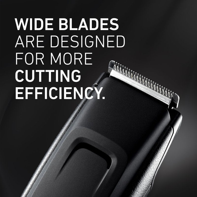 Panasonic Long Beard Trimmer for Men, 58 Length Settings and 4 Attachments to Cut and Detail, Corded or Cordless Beard Trimmer for Men – ER-GB96-K (Black)