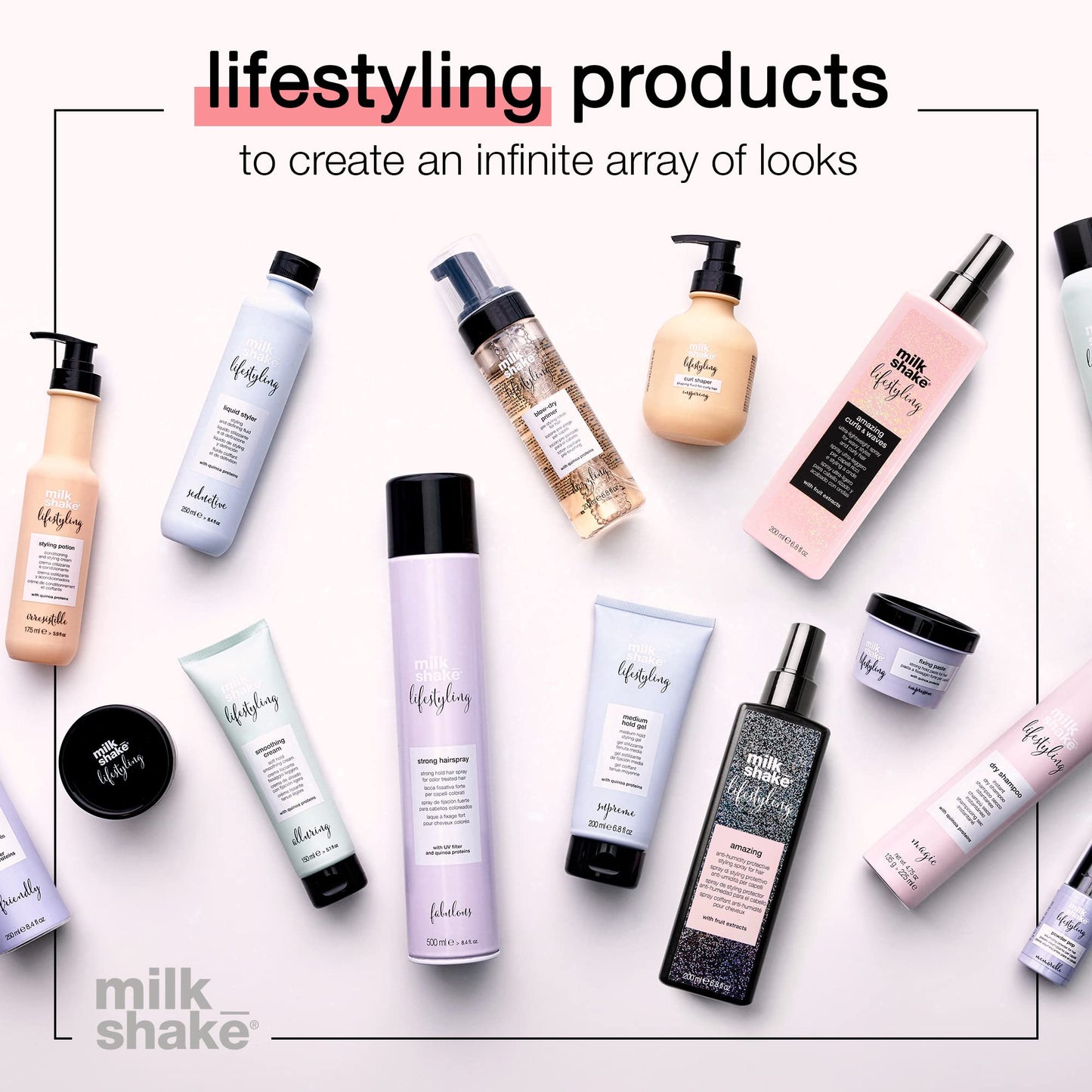 milk_shake Lifestyling Smoothing Hair Cream for Medium to Coarse Hair, 5.1 Fl Oz