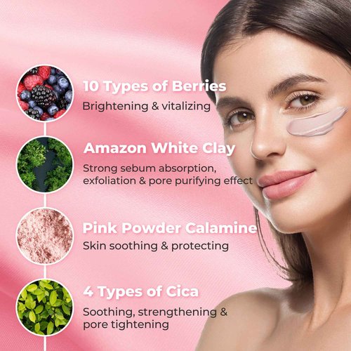 Pore Clay Mask Very Pretty Calamine Deep Clean, Sensitive Skin Oily Acne 4.2 oz