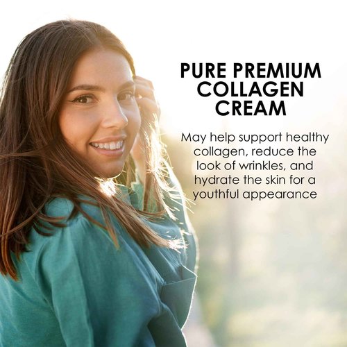 MASON NATURAL Collagen Premium Skin Cream, Women’s Anti,Aging Face & Body Daily Moisturizer for Hydration & Firmness, Pear Scent, 2 oz each (3 Pack)