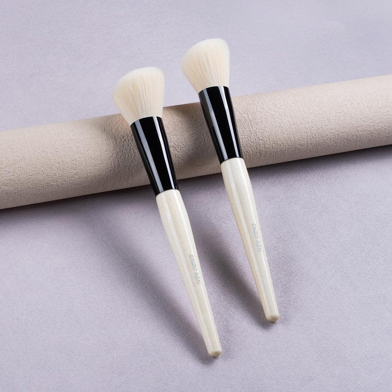 ENZO KEN Natural Goat Hair Contour Brush, Sculpting Brush, Angled Contour Brushes, Natural Hair Blush Brush, Makeup Brushes, Detail Blush Brush, Fluffy Brushes for Cheeks.(804A)