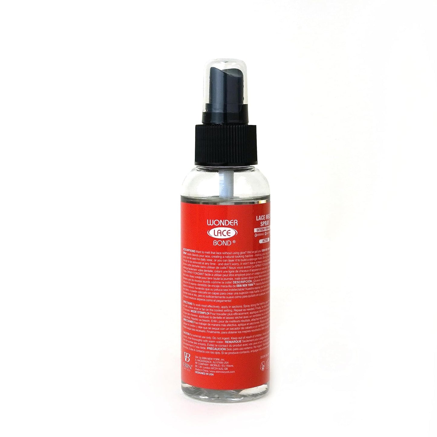 Wonder Lace Bond Melt Spray - Extreme Firm Hold, Flawless Natural Finish | 3.39 Fl Oz, Long-Lasting Formula for Wigs