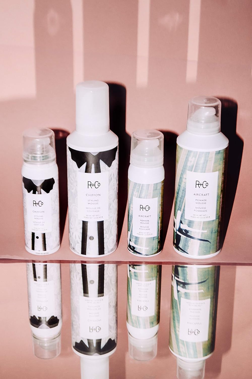 R+Co Aircraft Hair Care Kit - Volume & Texture Spray Duo | Travel Size
