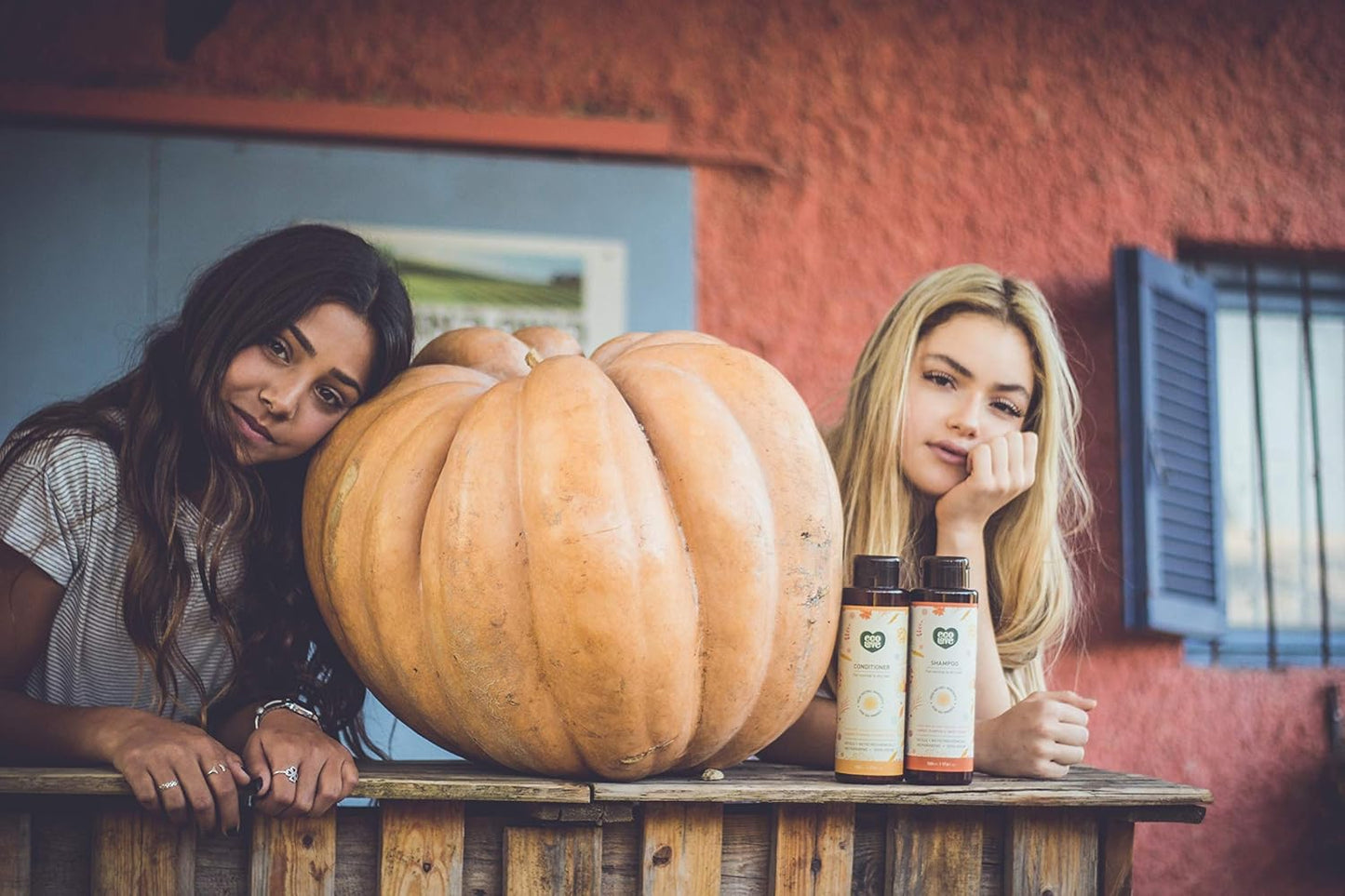 Natural Conditioner, Shampoo & Mask for Dry, Damaged Hair | Vegan, SLS-Free, 17.6 oz - Carrot & Pumpkin Extract