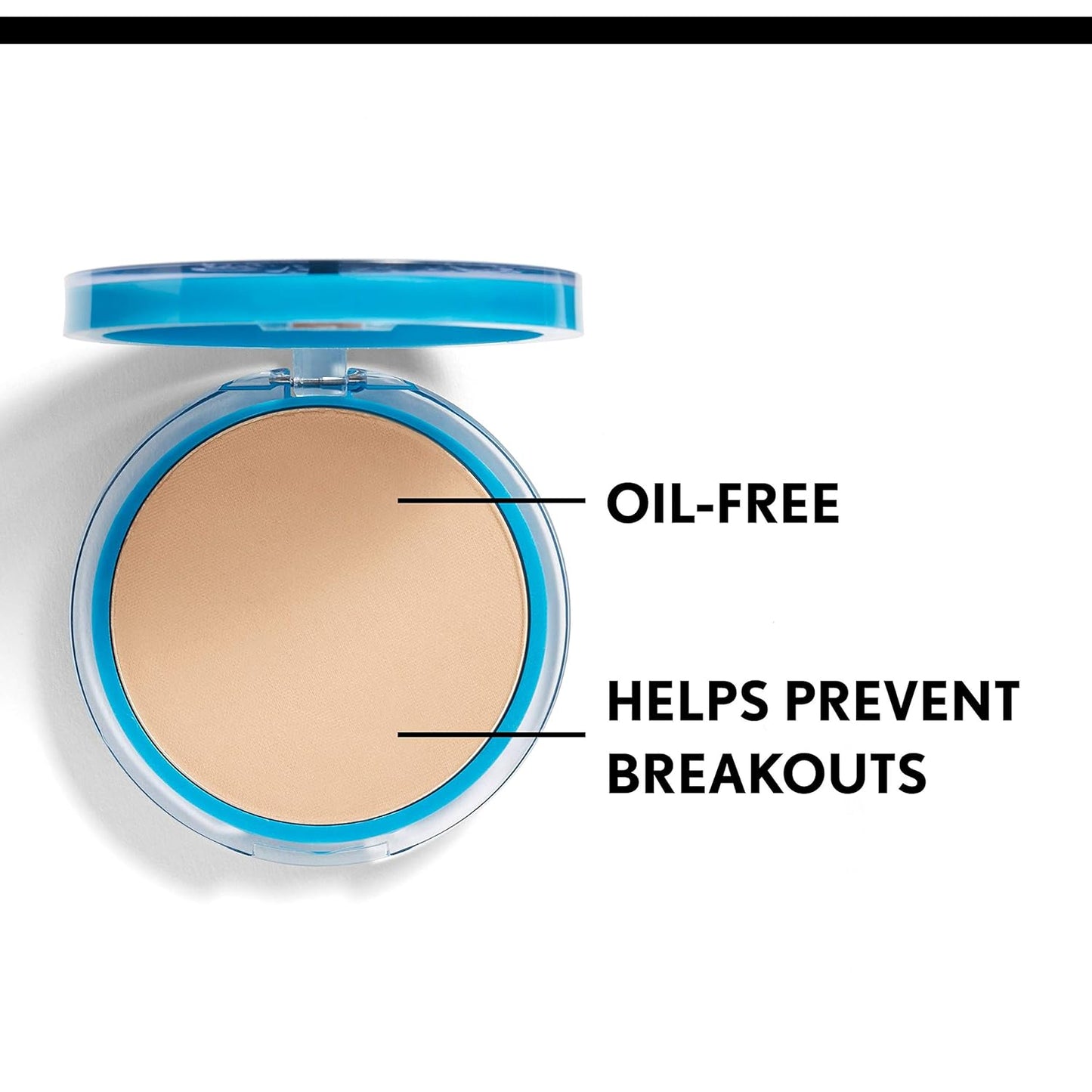 COVERGIRL Clean Matte Pressed Powder, Oil Control Powder, 1 container, .35 Fl Oz, Face Powder, Oil Free Loose Powder, Matte Finish, Lightweight, Shine Free Formula, Leaves Skin Smooth and Clean