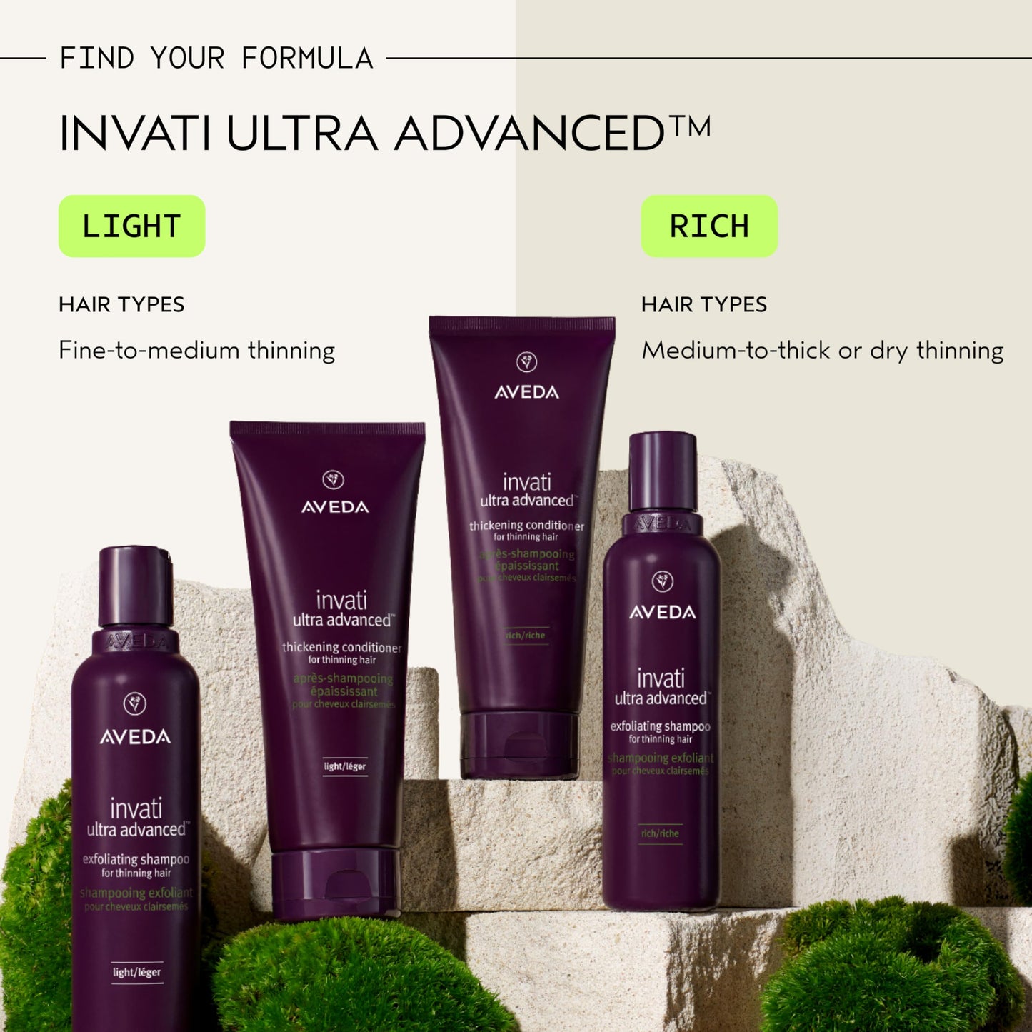Aveda Invati Ultra Advanced Exfoliating Shampoo Rich | Step 1 of 4 | Reduces Hair Loss by 77% | for Medium to Thick Thinning Hair Types | Normal to Oily Scalp | 94% Naturally Derived*, 1.7 Fl Oz