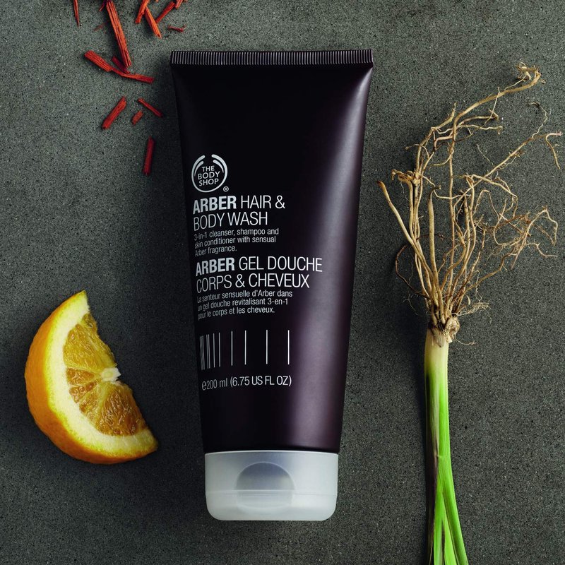 The Body Shop Arber Hair & Body Wash, 6.75-Fluid Ounce