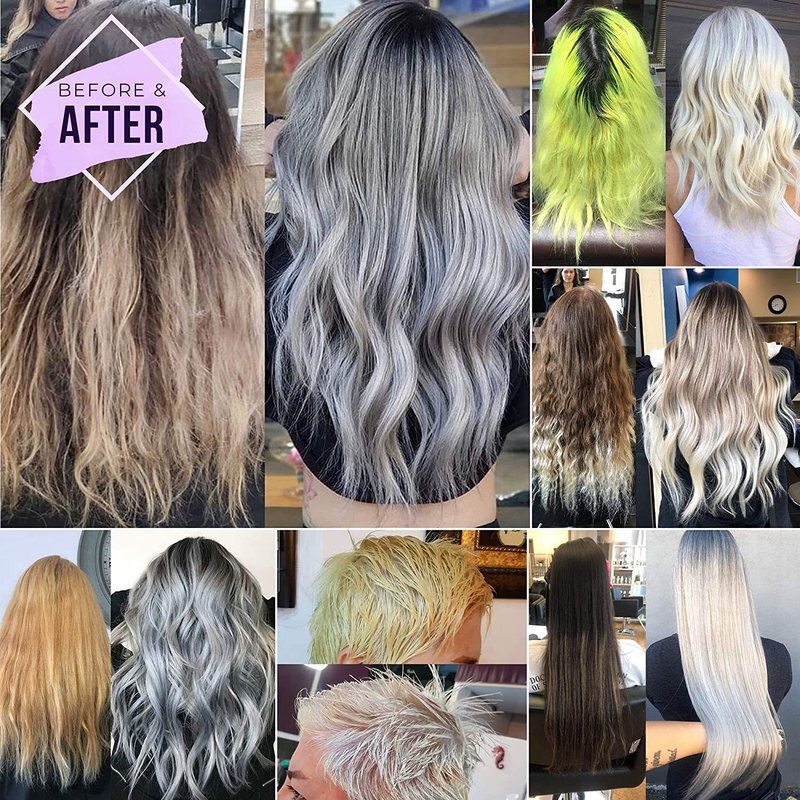 Fanola No Yellow Purple Shampoo - Purple Color Depositing Shampoo for Blondes, Bleached & Grey Hair - Formulated with Violet Pigment to Remove Brassy Tones from Hair (11.83 Fl oz)
