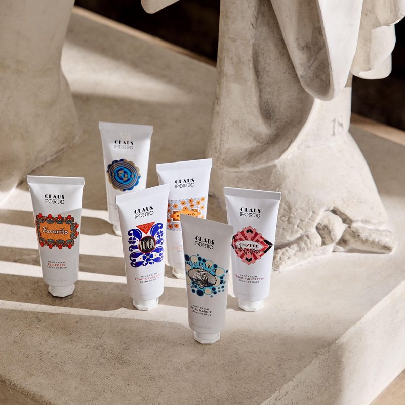 Claus Porto - Favorito Red Poppy Hand Cream | Silky, Fast-Absorbing, Nourishing | Softens Cuticles | Restorative, Aromatic, Floral (50ml | 1.7 oz) New Packaging