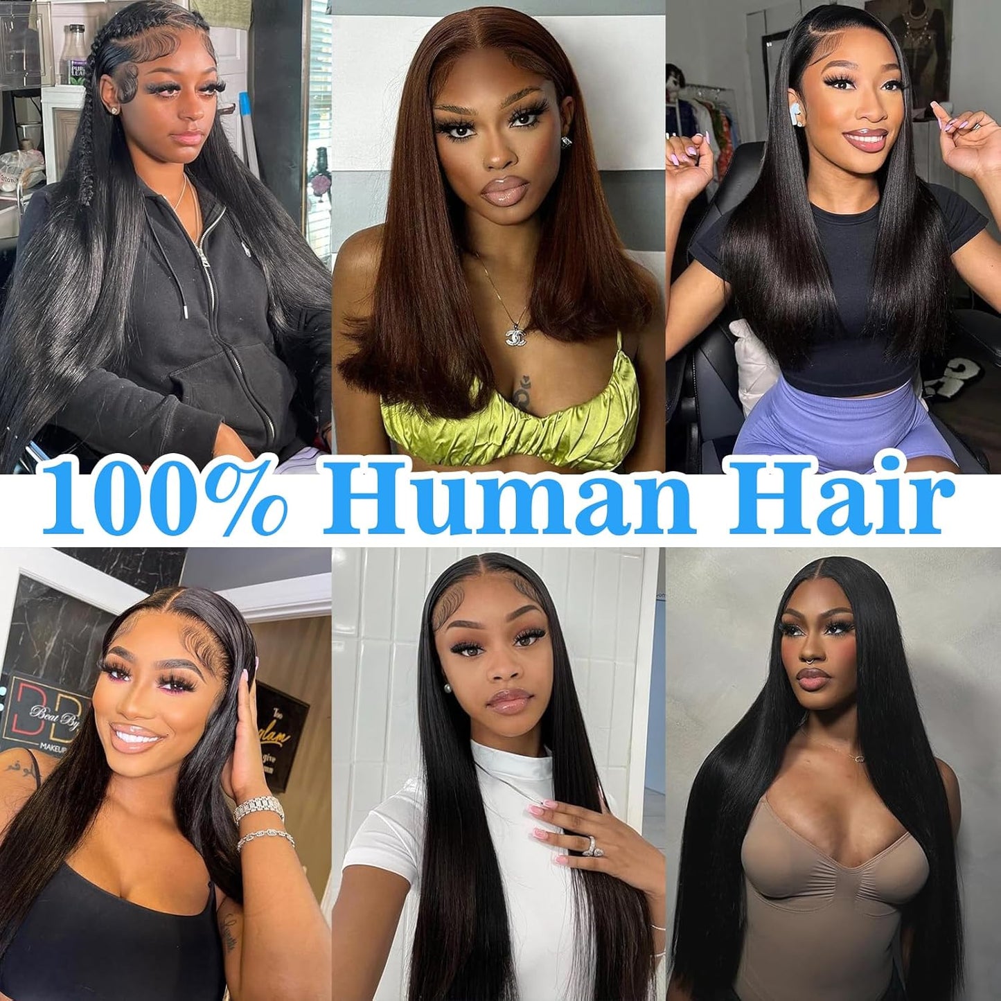 Brazilian Virgin Human Hair Bundles - 100% Unprocessed Straight Hair | 14-Inch Double Weft, Natural Black