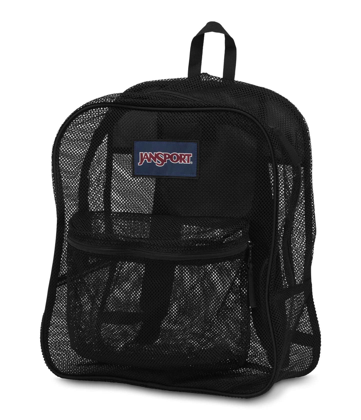 JanSport Mesh Pack - See Through Backpack Ideal for Class, Work, Travel, or Beach Outings, Black