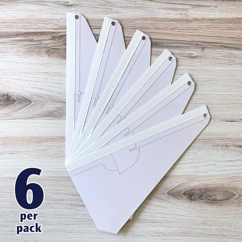 ArtSkills PA-1262 10" Easel Back Peel and Stick Poster & Project Stands, 6 Count, 10 Inch